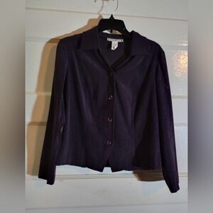 Dress Barn large women's jacket black